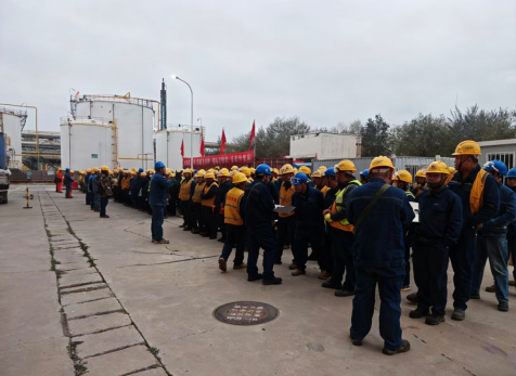 最大晨會！弘旭公司和寧大修項目部組織安全晨會